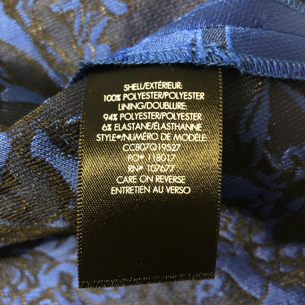 Alice & Olivia Color Palace Blue Ruffle Hem N.W.T.Dress Size 2 Retails‎ $ 295.00 - Picture 13 of 13